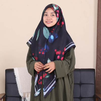 Tudung Bawal Cotton Voile - Cherry Blossom 